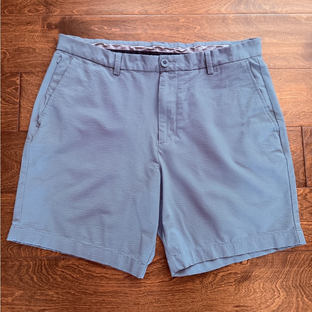 Vineyard Vines Shorts Mens 33 Blue On-The-Go OTG Performance Stretch Golf Chino